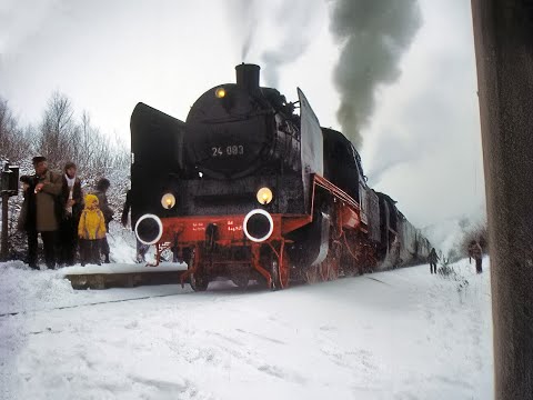 Die legendäre Sonderfahrt der 24 009 & 24 083 am 15.2.1976 nach Altenau im Harz (WDR5 Scan)