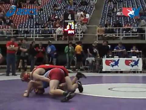 USAW Cadet Folkstyle Nationals: 145 pound final - Nick Wanzek vs. Tyler McMichael