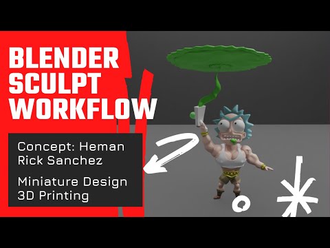 Blender - 3D Miniature - Sculpting Workflow