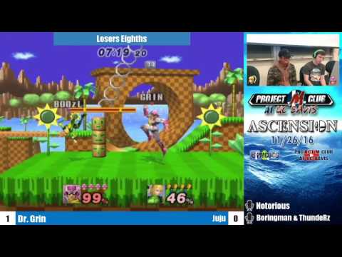 “Ascension 11/26/16” - Dr. Grin (Ness/CF) v. Juju (ZSS) - Losers Eighths