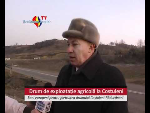 (VIDEO) Drum de exploatatie Agricola in comuna Costuleni