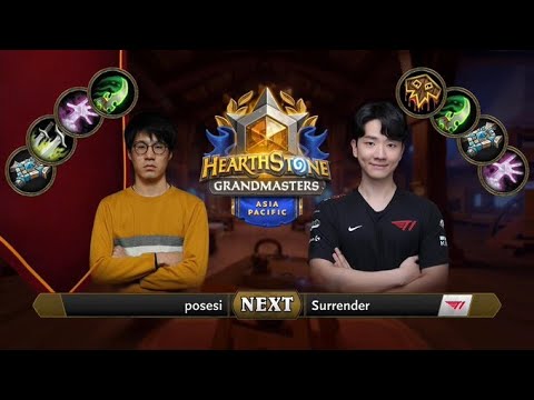 Posesi vs Surrender | 2021 Hearthstone Grandmasters Asia-Pacific | Top 8 | Season 2 | Week 4