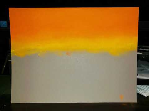 How the painting "A Pond Reflection" in pastels was done