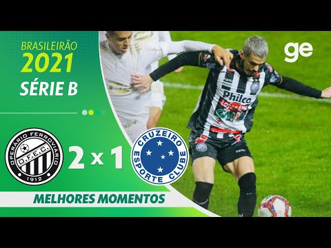 OPERÁRIO-PR 2 X 1 CRUZEIRO | MELHORES MOMENTOS | 5ª RODADA BRASILEIRÃO SÉRIE B 2021 | ge.globo