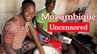 Day in the life in Mozambique: food, traditions, people.