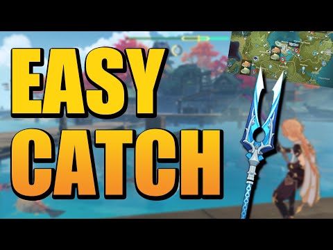 COMPLETE  How to get "The Catch" GUIDE WITH MAPS | Genshin Impact