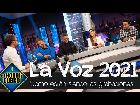 Manías, piques y diversión: los coaches cuentan cómo está siendo grabar La Voz 2021 - El Hormiguero