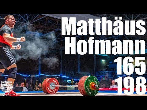 Matthäus Hofmann (107kg) 165kg Snatch 198kg Clean and Jerk - 2019 Bundesliga Finale