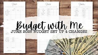 June 2025 Budget Set Up | Making Lots of Budget Cuts - Big Expenses Coming Up 😅 | Goodnotes 6