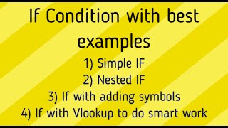Excel IF Formula: Simple to Advanced (Nested If, And, If with VLOOKUP)