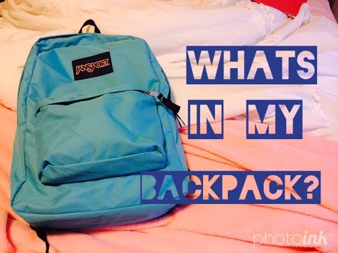 B2S with Bria #3 ♡ What's in my backpack?