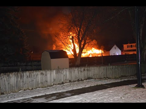 U-Crest FD Detached Garage Fire 44 Marilyn Dr