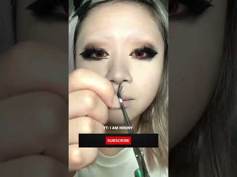 🖤❤️ DARK ENCHANTMENT 🖤❤️ Anime Eyes Makeup Tutorial, Cosplay Makeup Tutorial