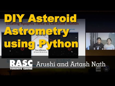 Do it Yourself Asteroid Astrometry using Python with Arushi and Artash Nath
