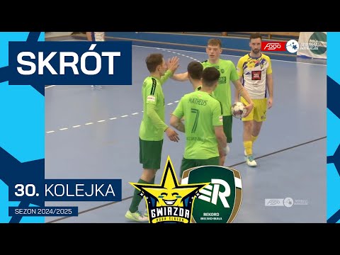 Gwiazda Ruda Śląska - Rekord Bielsko-Biała |4:5| SKRÓT | 30. kolejka (2024/25)