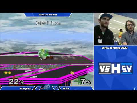 VsHSV January 2020: Hunybear (Link) vs Mimic (Fox) - Winner's Semis, SSBM Singles