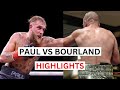 Jake Paul vs Ryan Bourland Highlights & Knockouts