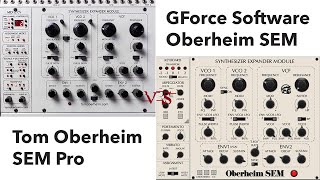 Video thumbnail for GForce Software Oberheim SEM vs SEM Pro by Marius Leicht