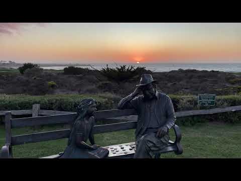 YouTube video about: What time is sunset in pebble beach?