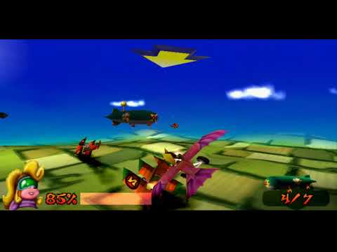 Crash Bandicoot - Warped (PS1) 105% Walkthrough pt22 - Bye Bye Blimps