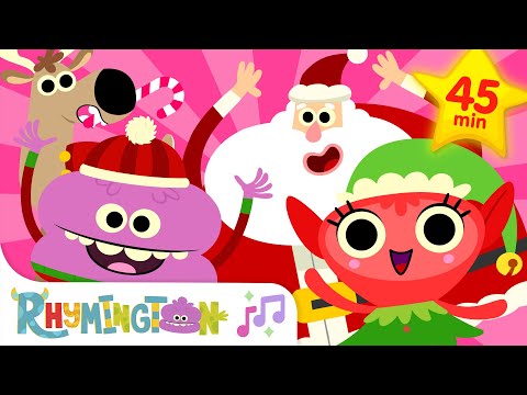 Kids Christmas Songs | Santa and Reindeer Songs | Rhymington Square