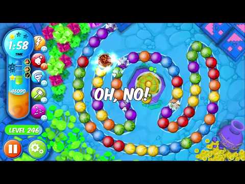 oka WWoka Marble Shooter level 246-250 - Game mini