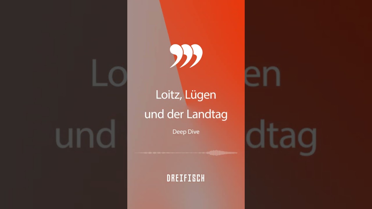 MARKTSTRASSE: Loitz, Lügen und der Landtag (Deep Dive)