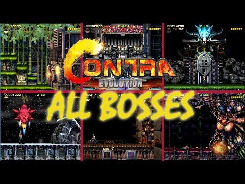 Contra: Evolution: All Bosses