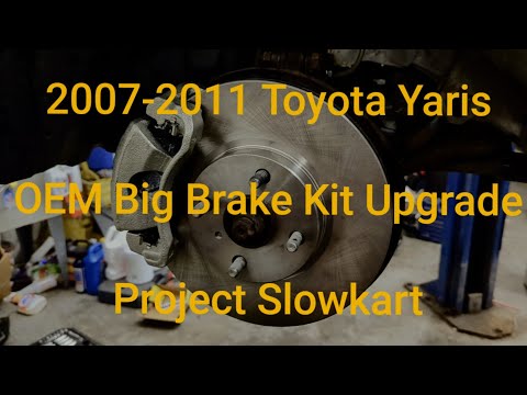 2007-2011 Toyota Yaris Big Brake Kit Upgrade Project Slowcart