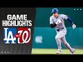 Dodgers vs. Nationals Game Highlights (4/24/24) | MLB Highlights