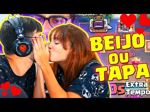 BEIJO OU TAPA? DESAFIO CLASH ROYALE