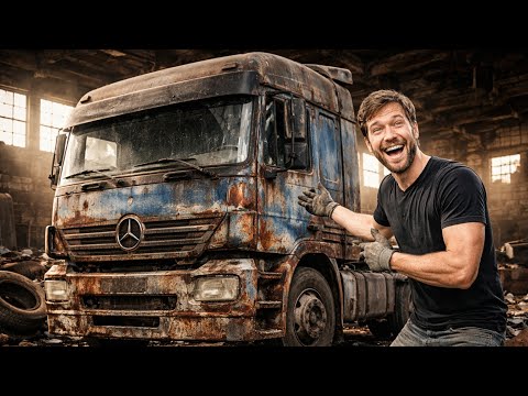 I Can’t Believe This Abandoned Mercedes Actros Still Exists… | Full ASMR Restoration