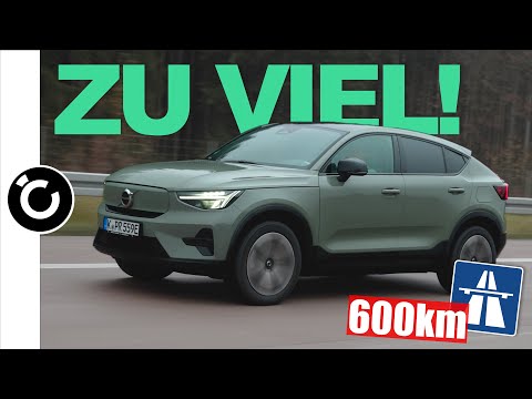 ONLY 150km! Volvo C40 long-distance test in winter at -10 and +10°C