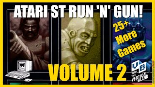 Atari ST Run and Gun #2: 25+ Top down explore and blast games.