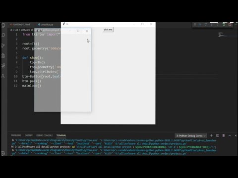 How To Make Transparent Window In Python Tkinter Python Project