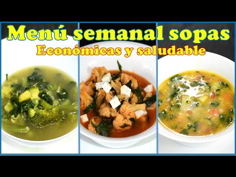 3 sopas muy baratas de hacer y saludables Video