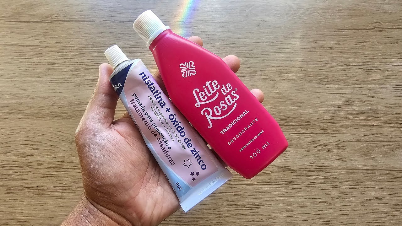MORRIA E NÃO SABIA: É só esfregar LEITE DE ROSAS com NISTATINA e nunca mais tive esse problema