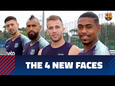 FC Barcelona's four new faces for 2018/19 season