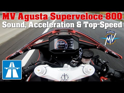 MV Agusta Superveloce 800 | Sound, Top-Speed & acceleration