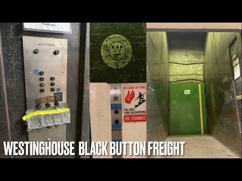 WESTINGHOUSE BLACK BUTTON TRACTION FREIGHT ELEVATOR - New Haven, CT