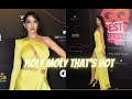 Nora Fatehi Flaunts Her Curvaceous Figure In A Yellow Gown At GQ Fashion Awards 2022