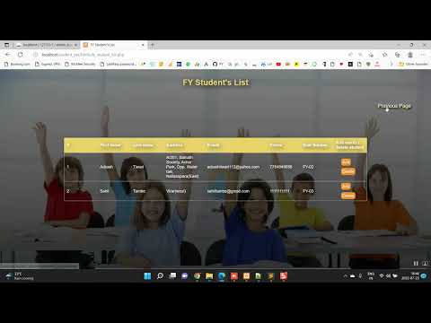 E-Page Student Performance in PHP Application Projects