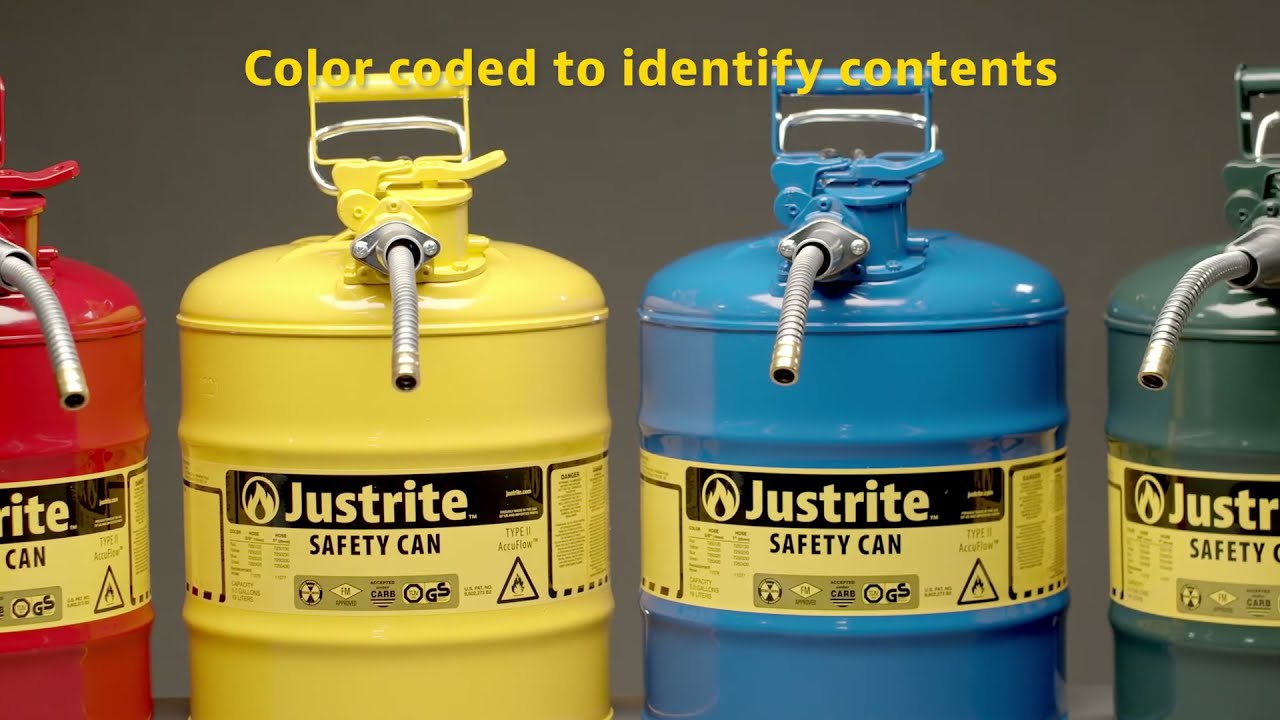 Bidones de Seguridad Tipo II Justrite