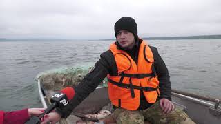 На Печенізькому водосховищі інспектори рибоохоронного патруля провели рейд