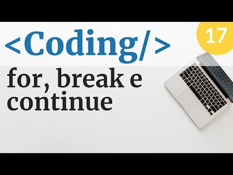 Usare break e continue nel ciclo for - #17