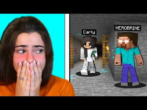 SPAVENTO LA MIA RAGAZZA CON HEROBRINE - MINECRAFT ITA