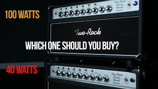 Video thumbnail for 100 vs 40 Watt Two Rock Classic Reverb by JamesOnGuitar