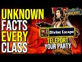 UNKNOWN Facts Lost To Time For EVERY Class Vanilla WoW World Of Warcraft