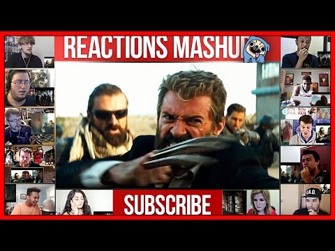 Logan Official Trailer Reactions Mashup