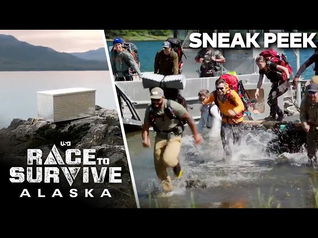 SNEAK PEEK: What Surprises Await Inside This Box? | Race To Survive: Alaska (S1 E1) | USA Network